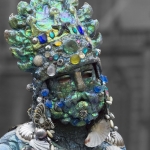 Live statue of Neptune