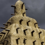 Clay entry Dogon little village