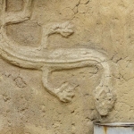 Wall decoration Dogon little village