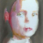 girl with red ear