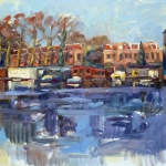 'Zonnige winterdag aan het Merwedekanaal'