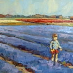 'Meisje in bollenveld-2'