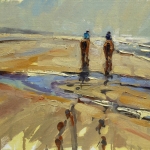 Paarden op het strand nr. 1