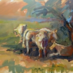 'In de schaduw van een boom'