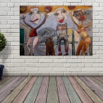 to the beach 150x100cm