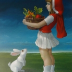Wit konijntje en Roodkapje