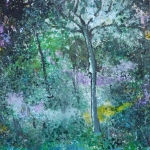 Het Lichte Blauw Van De Ochtend