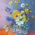 Vazen met bloemen