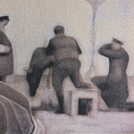 Het villen van grote boze wolf