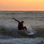 Sunset surfen
