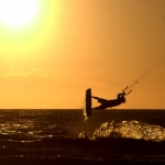 Sunset Kitesurfen