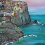 Kleurrijk Italiaans dorpje