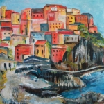 Italiaans dorpje op een berg