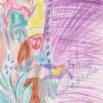 De paus heeft 2 verschillend gekleurd ogen