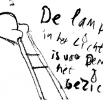 De lamp in het licht