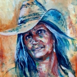 Woman with hat 17/30