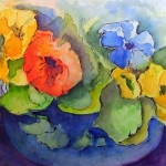 anemonen in een vaas