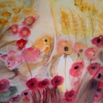 Bloemleven 3, mooi ingelijst,