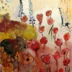 Bloemfantasie rode bloemen2