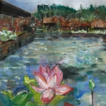 Lotusbloem ( Waterlelie) Bali