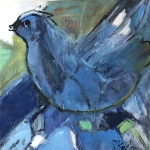 Whistling  Blue bird