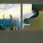 Broken boat waiting sea #8