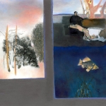 Sunflowers-Winter scene-Landscape #4