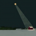 This is the lovely home art for the Moonlight shadow #17