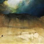 Sun life of abstraction on landscape #45