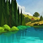 An Afternoon alone on landscape #53