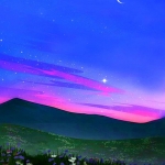 The evening on the Moon Star #63