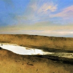 Landscape with sky blue #48