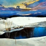 Spring Winter Landscape #6