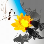 Morning Day With Flowers #91