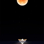 Dream, and waiting the star on paper ship #102