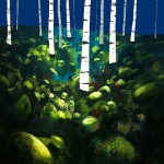 Night Moon Forest #112