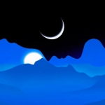 The Half Moon & Dawn Moon # 120