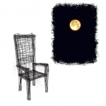 A Chair in a Room with the Moon #126