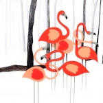 Landscape tree and lovely family #153