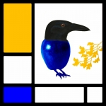 Bird on a window #129