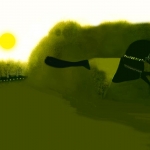 Riding horse and Sun life #160