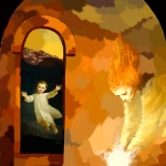 The christ child of the story of christmas lights #125