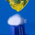 With white soft cloud and faith love hope #129