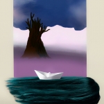 Woman and the moon #173