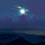 The night moon of the city #190