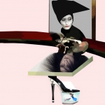 Two faces of a woman #206