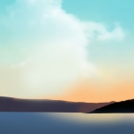 Late afternoon landscape #227