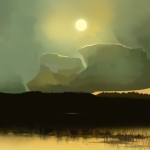 The wings of paradise in the night sky #245