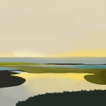 The evening landscape #248