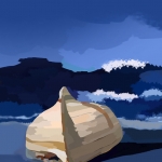 Small boats on the beach #252